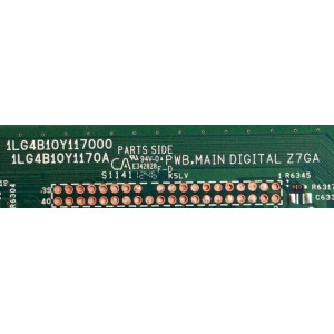 MAIN DIGITAL / SANYO Z7GA / 1LG4B10Y117000 Z7GA / 1LG4B10Y117000 / 1LG4B10Y1170A / PCB20409 / PARTE SUSTITUTA 1LG4B10Y1170A0 Z7GA / DP55D33 P55D33-00 / PANEL V580HK1-LD6 Rev.C1 / MODELOS FVD5833 P58D33-01 / DP55D33 P55D33-00